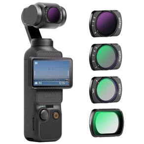 Conjunto de filtros Neewer Magnetic Variable ND, UV e CPL para DJI OSMO 3