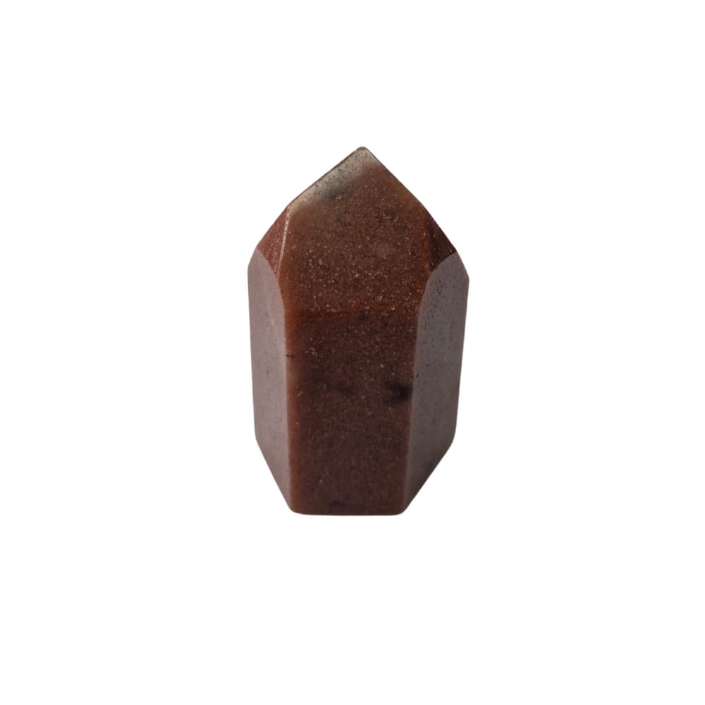 Pedra Ponta Geradora Quartzo Vermelho Aventurina 50g a 100g