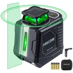 Laser Level Firecore 360°, autonivelante, verde com acessórios