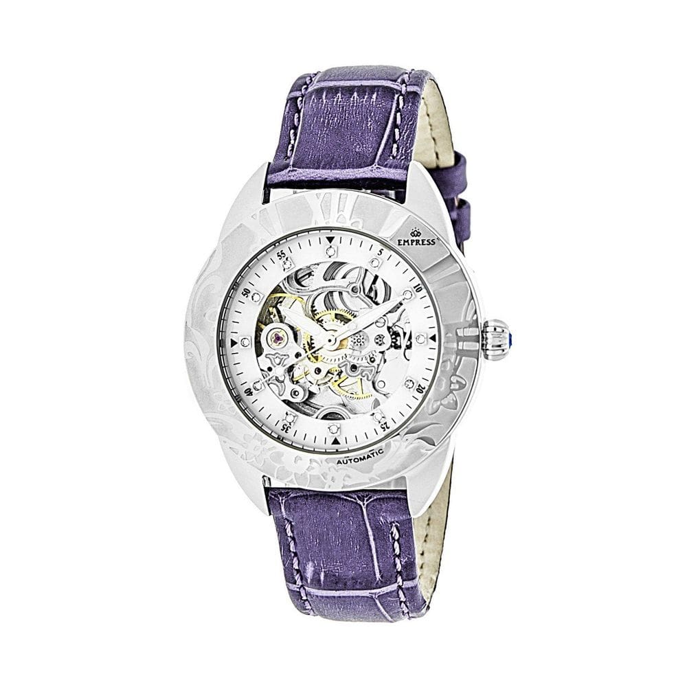 Relógio Empress EMPEM1105 Godiva com pulseira de couro feminina