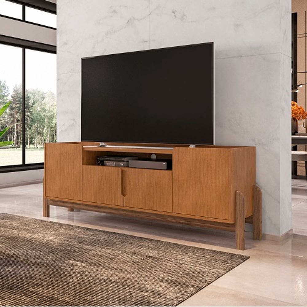 Rack Lizz 1.70 Cedro - Casa D Móveis