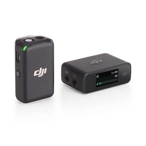 Microfone de lapela sem fio DJI Mic 1 TX + 1 RX 250m de alcance