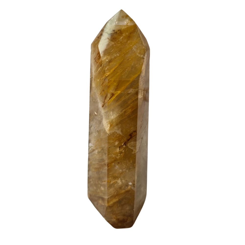 Pedra Natural Ponta de Quartzo Ferruginoso 500 a 600 g