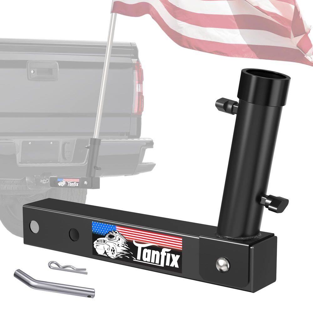 Suporte de mastro Tanfix para montagem em engate para engate de 1,6" - furo único
