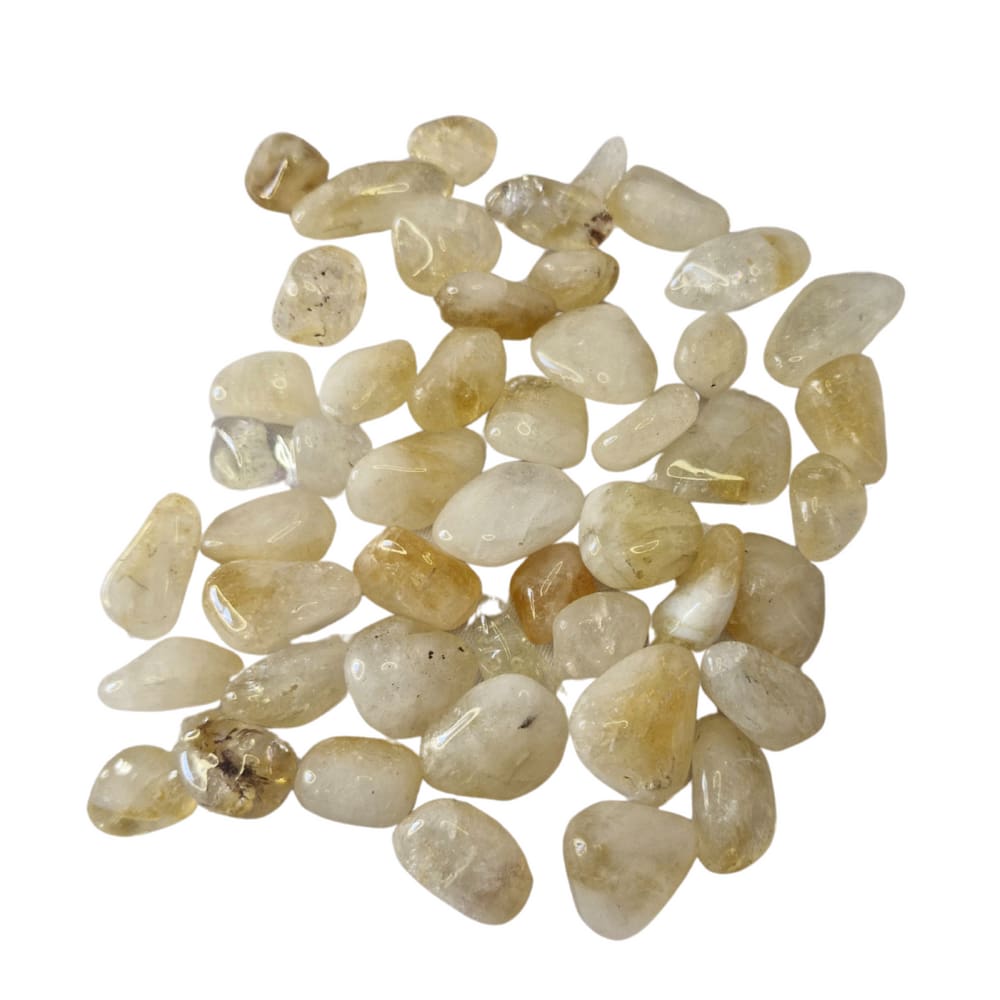 Pedra Citrino Rolado 1 a 2 cm 250 gramas Natural