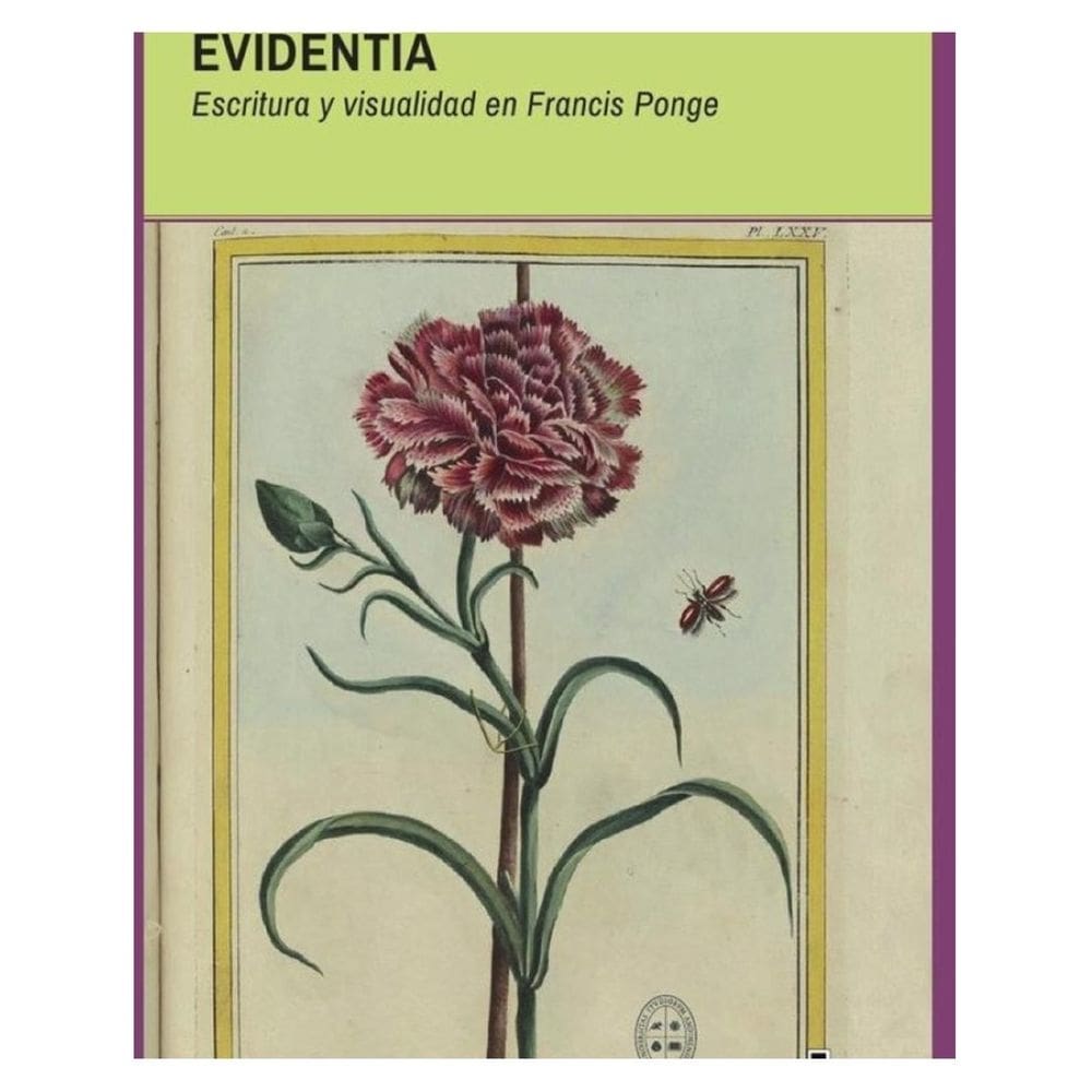 Evidentia. Escritura y visualidad en Francis Ponge - Espanhol