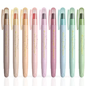 Marcadores bíblicos WEMATE No Bleed Gel, 9 unidades em