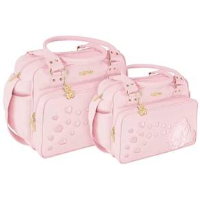 Kit Bolsas Maternidade Urso Baby Platinum Rosa