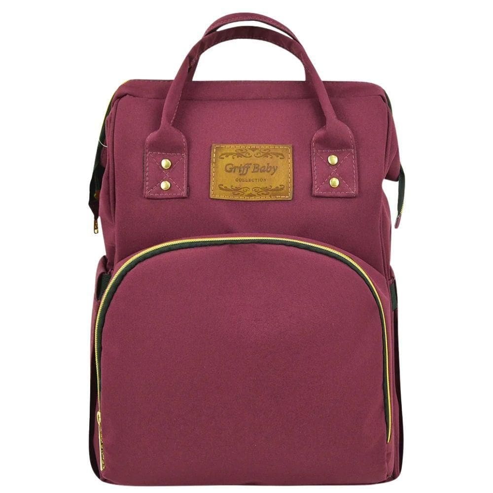 Mochila Maternidade Basic Baby Classic Style Vinho