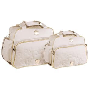 Kit Bolsas Maternidade Baby Ursinho Premium Bege