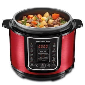Panela de Pressão Elétrica Mondial Digital Master Cooker Red 5L 900W Vermelho/Inox 220V - PE-39