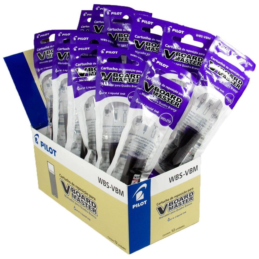 Tinta Líquida Violeta 5.5ml - Cartucho Reposição WBMA-VBM-M