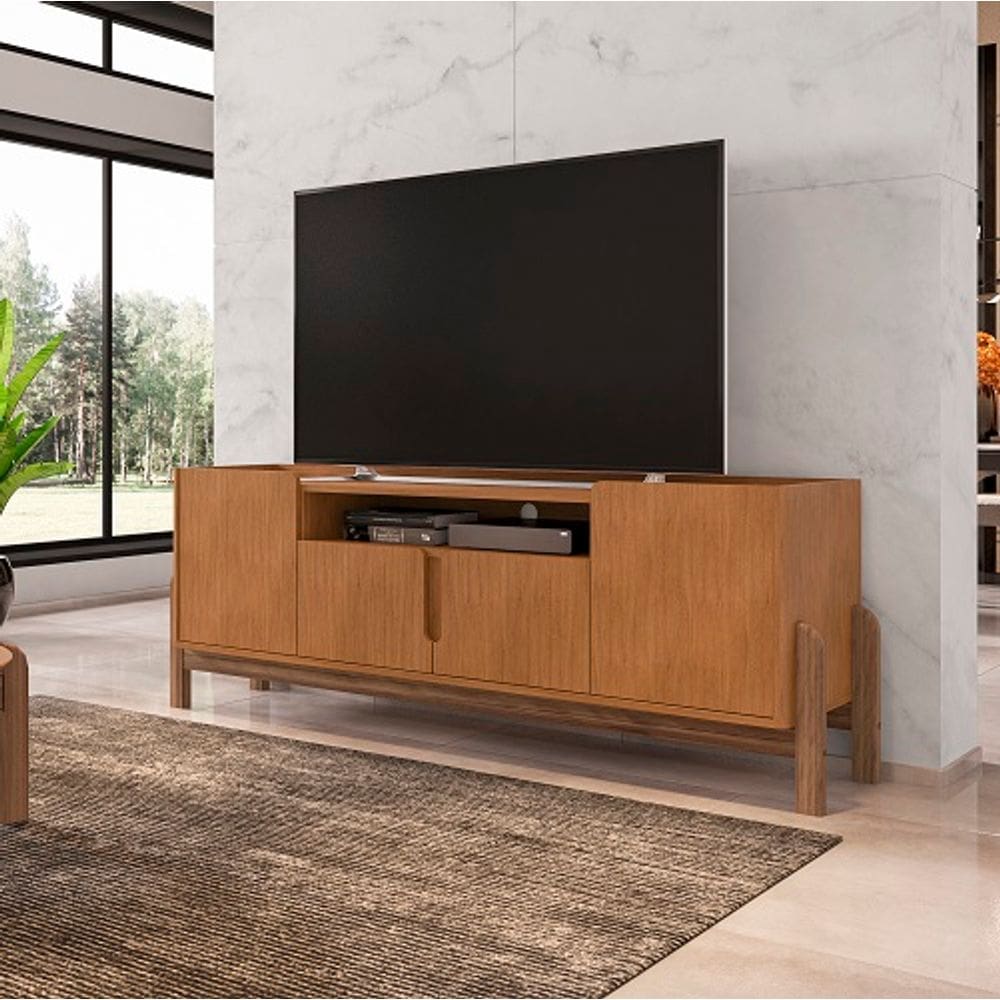 Rack Lizz 1.90 Cedro - Casa D Móveis