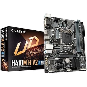 Placa Mãe Gigabyte H410M H V2, Intel LGA1200, Memória DDR4