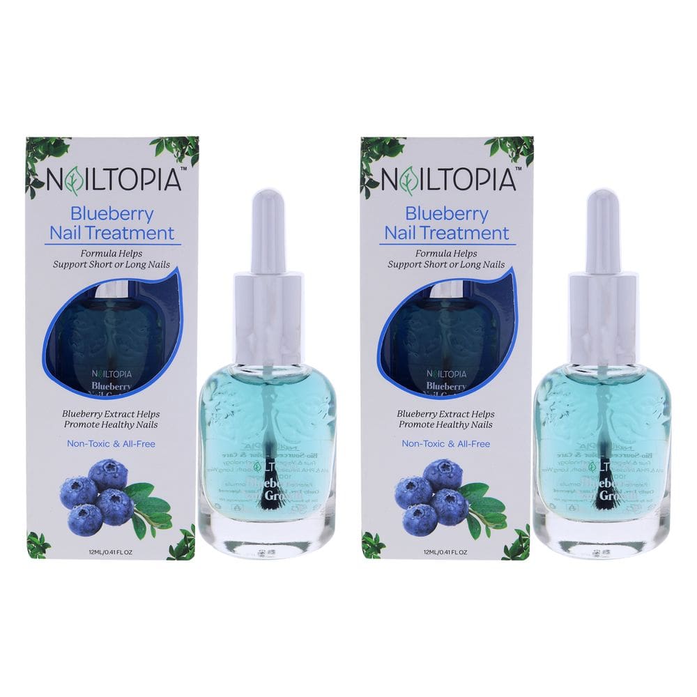 Pacote de 2 para tratamento de unhas Nailtopia Blueberry