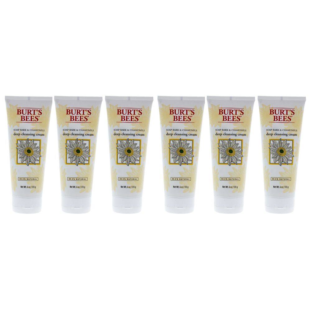 Creme de limpeza Burts Bees Soap Bark and Camomile, pacote com 6