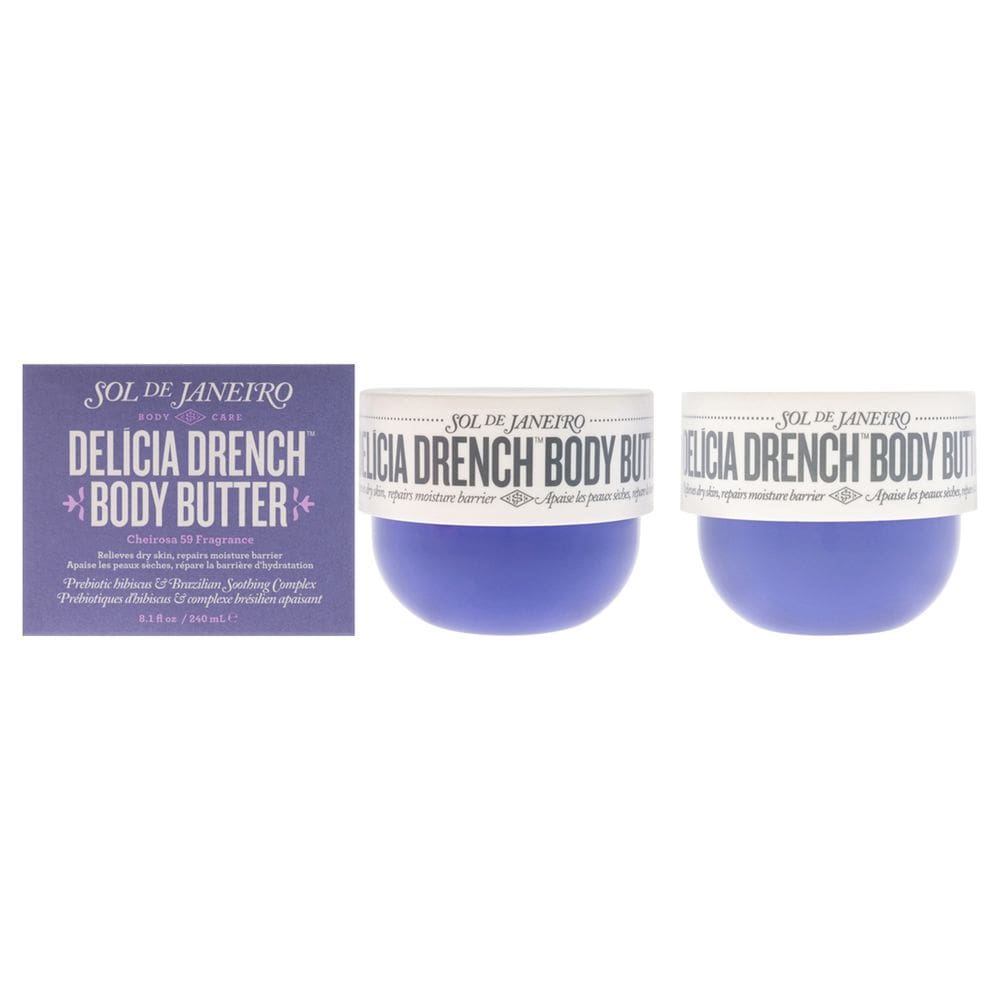 Kit de manteiga corporal Sol de Janeiro Delicia Drench 2 peças