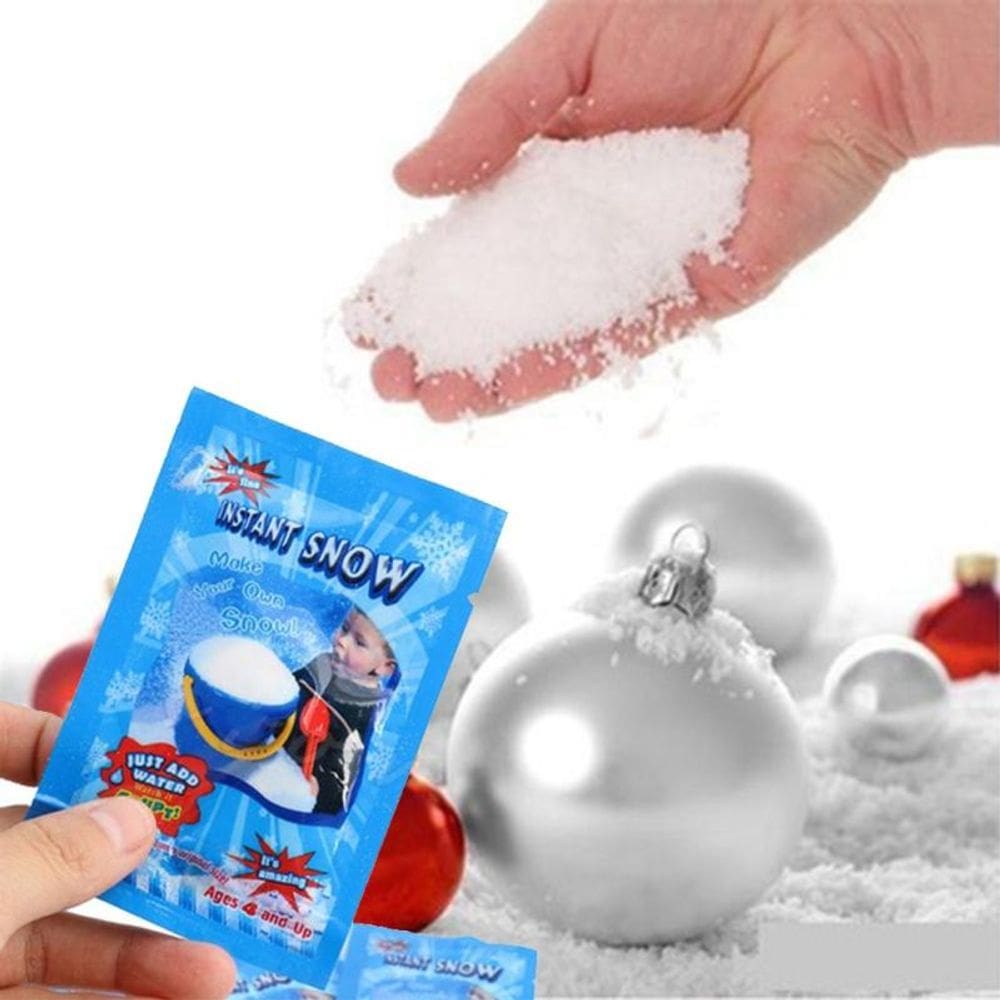 Kit Neve Artificial Mágica Decoração Festa Natal
