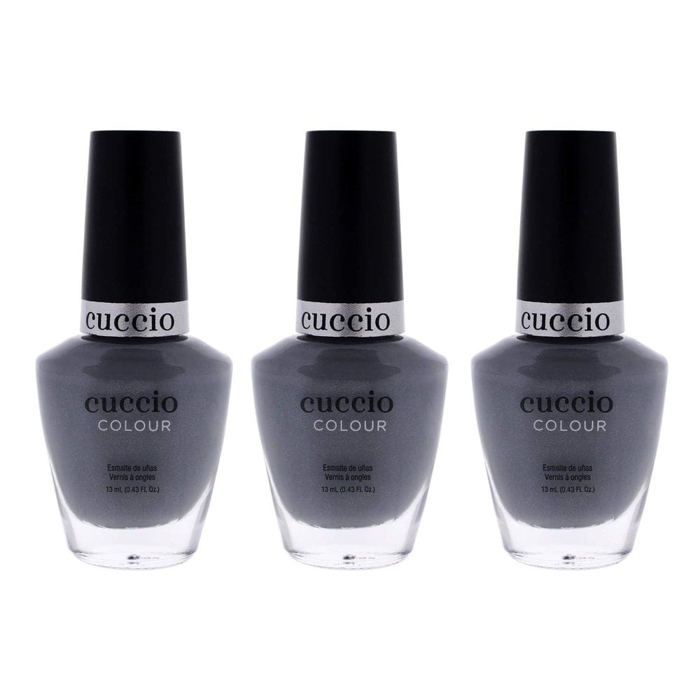 Esmalte de unhas Cuccio Colour Soaked In Seattle, 12,7 ml, pacote com 3
