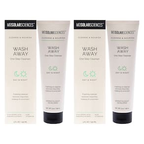 Limpador MDSolarSciences Wash Away com ácido salicílico, pacote com 2