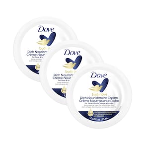 Pacote de 3 Cream Dove Rich Nourishment de 75 ml para unissex