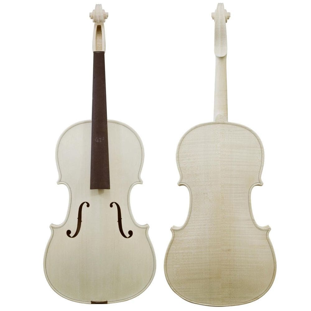 Viola de Arco Inacabada feita à mão Tam 42 Strad Abeto Atiro