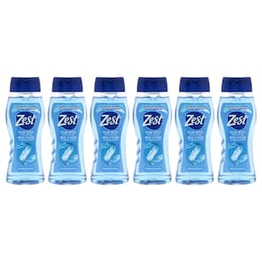 Sabonete líquido Zest Ocean Breeze Scent, pacote com 6
