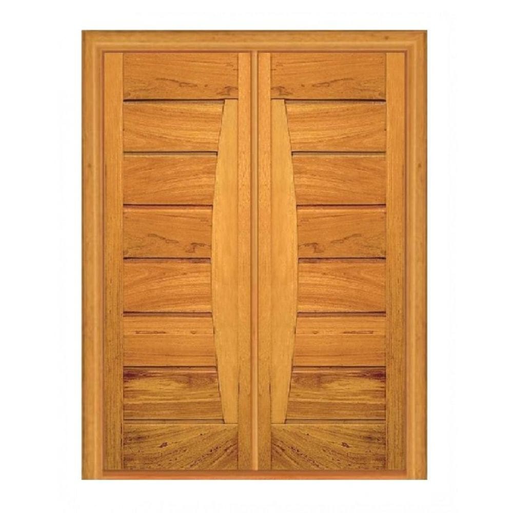 Porta Dupla de Abrir Pavuna - Madeira Maciça - Angelim