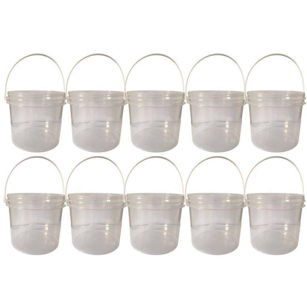 Balde Transp 2.2L Alça Plast P Frango 10 Pçs
