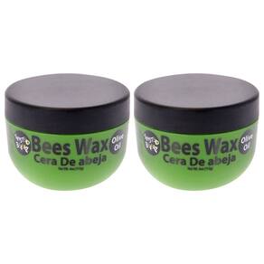 Cera para cabelo Ecoco Twisted Bees Wax com azeite de oliva, pacote com 2