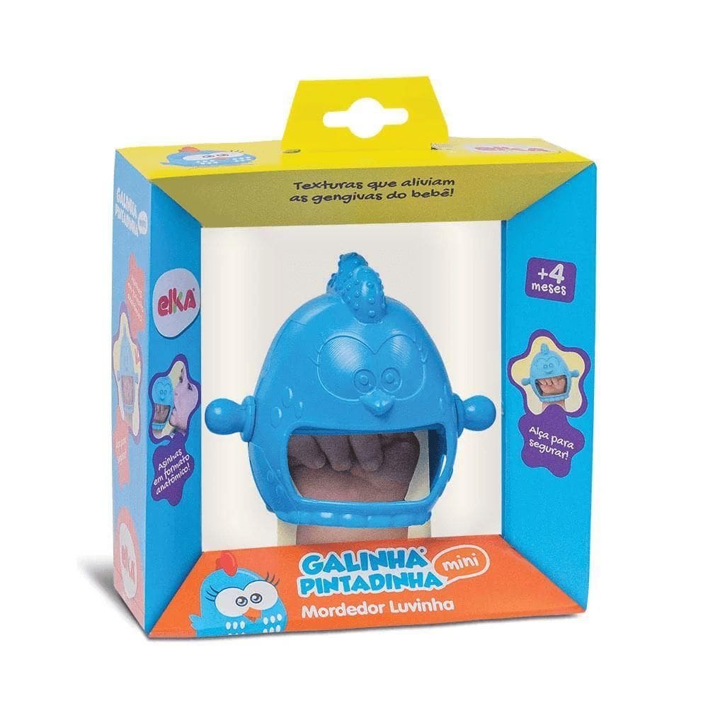 Mordedor Luvinha Galinha Pintadinha - Elka