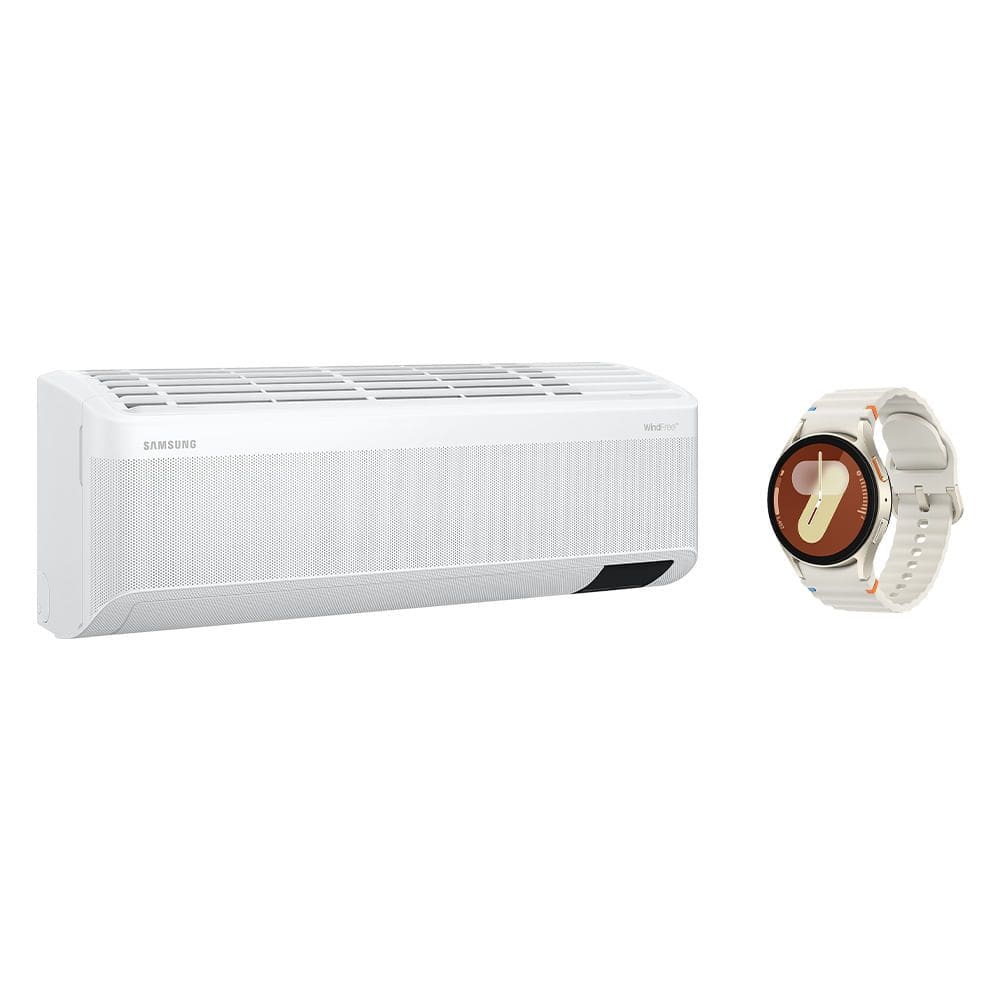 Ar Condicionado Split Inverter Samsung WindFree Connect Sem Vento - Frio - 9.000 BTUs - 220V & Galaxy Watch7 BT 40mm