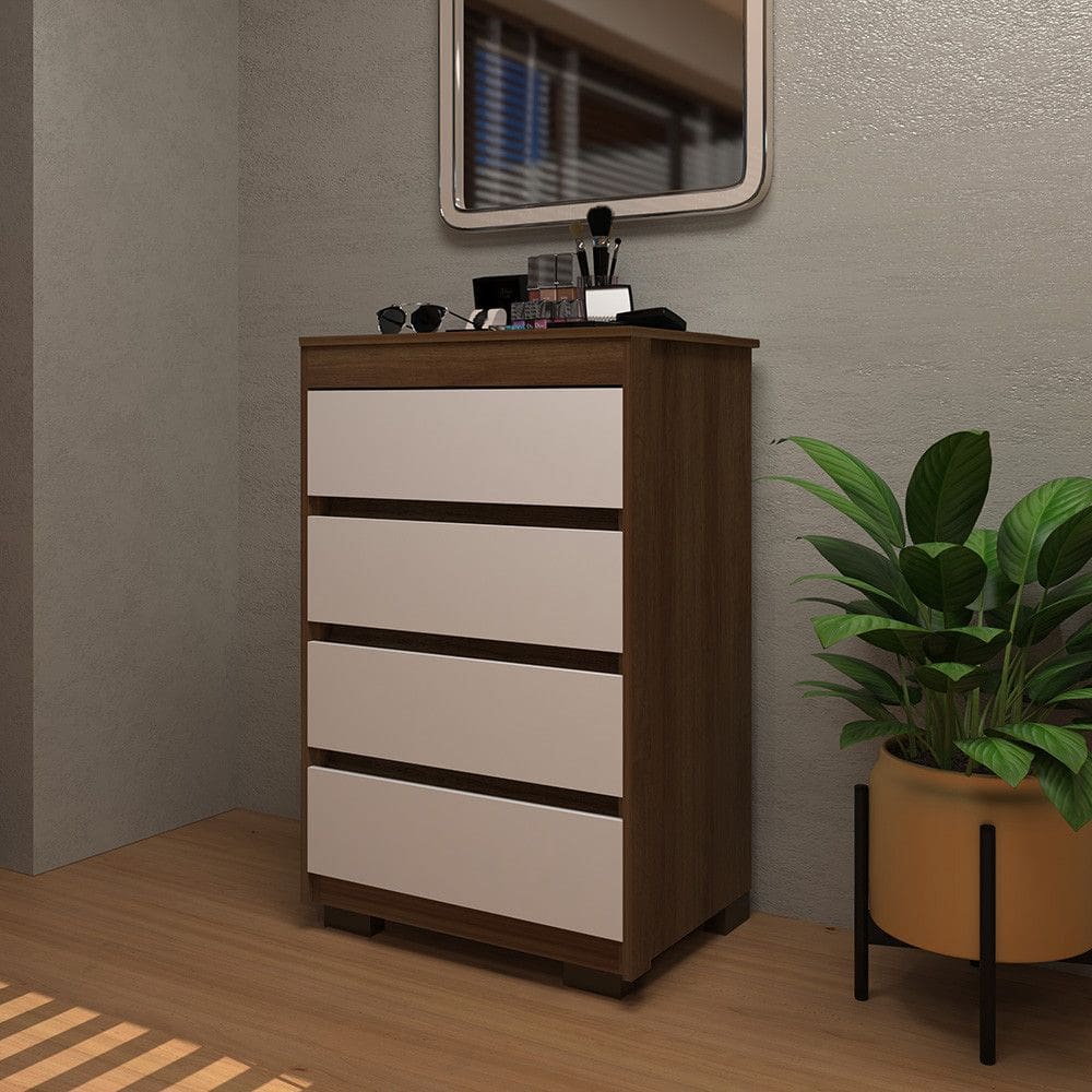 Cômoda 4 Gavetas Uni Luciane Móveis