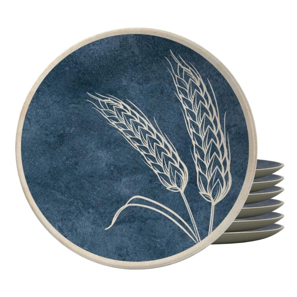 Jogo Pratos Sobremesa Cerâmica 6Pc 20Cm Coup Spices Alleanza