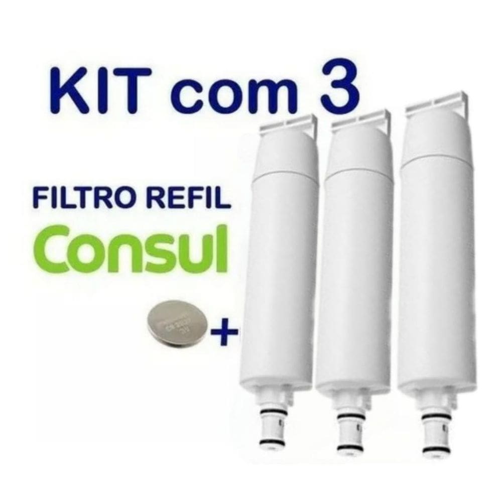 Kit 3 Filtro Refil Consul Facilite Bem Estar  Simi  Cix