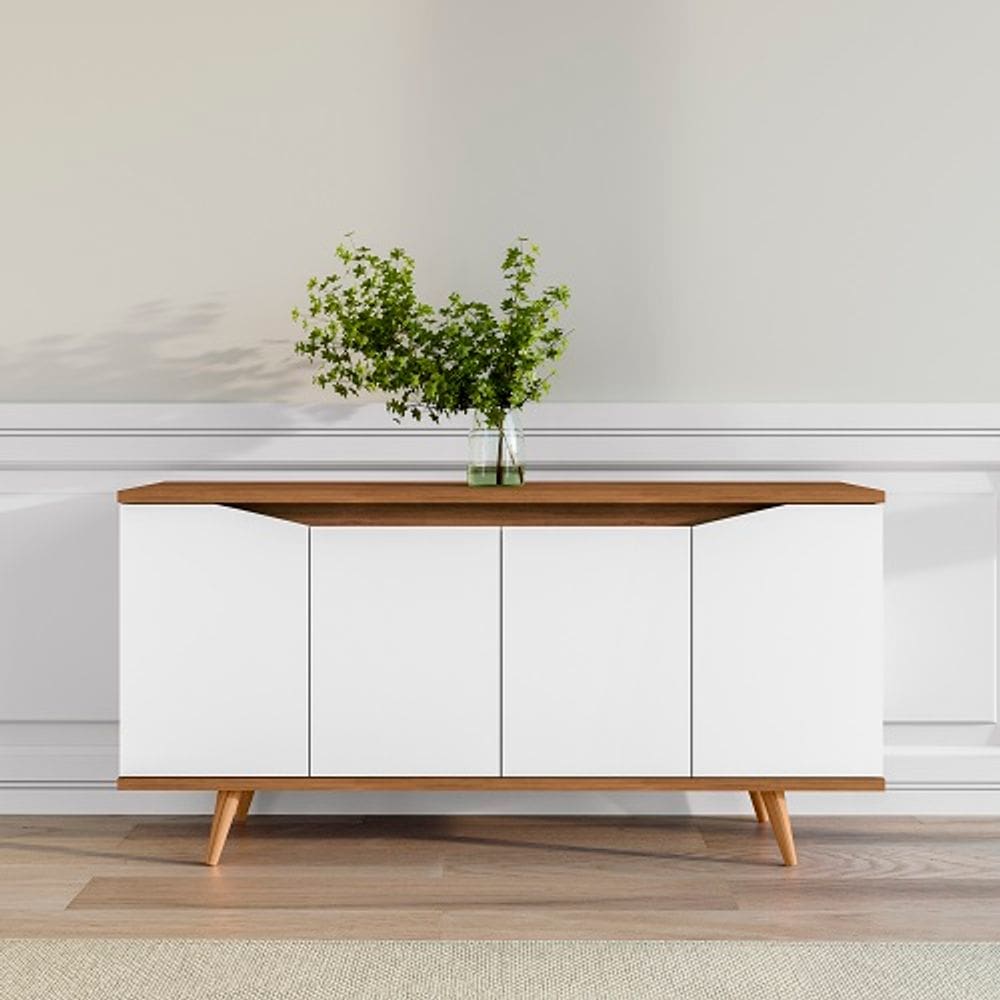 Buffet Grace Branco/Cedro - Casa D Móveis