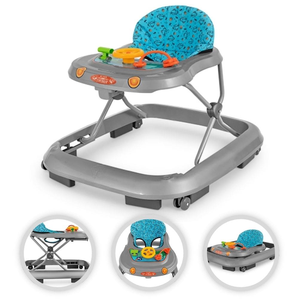 Andador Infantil Musical Disquinho Andaja Brinquedo com freio Até 12 Kg Tutti Baby