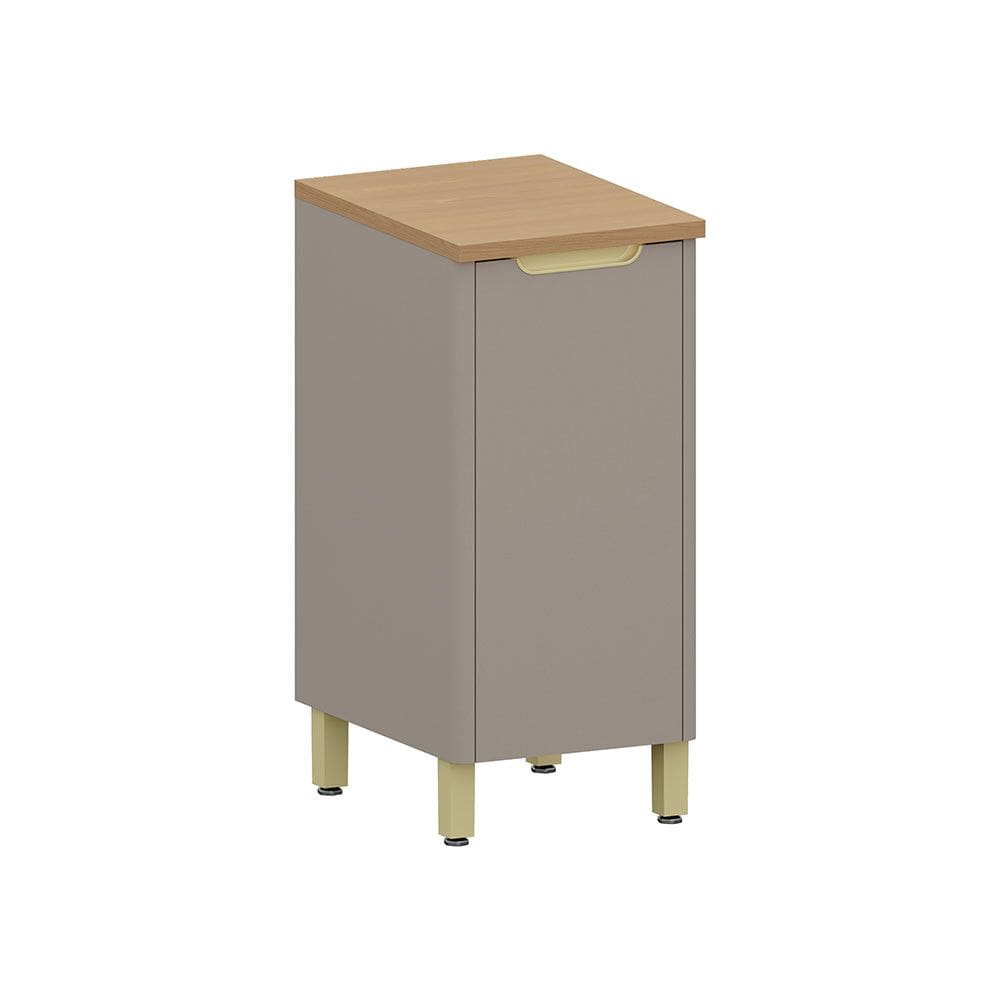 Balcão de Cozinha 40cm 1 Porta com Tampo Lumina Luciane Móveis