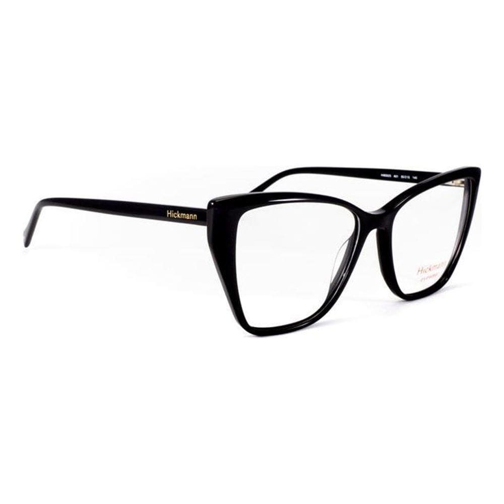 Óculos Armação Hickmann Hi60025 A01 Feminino Gatinho Preto