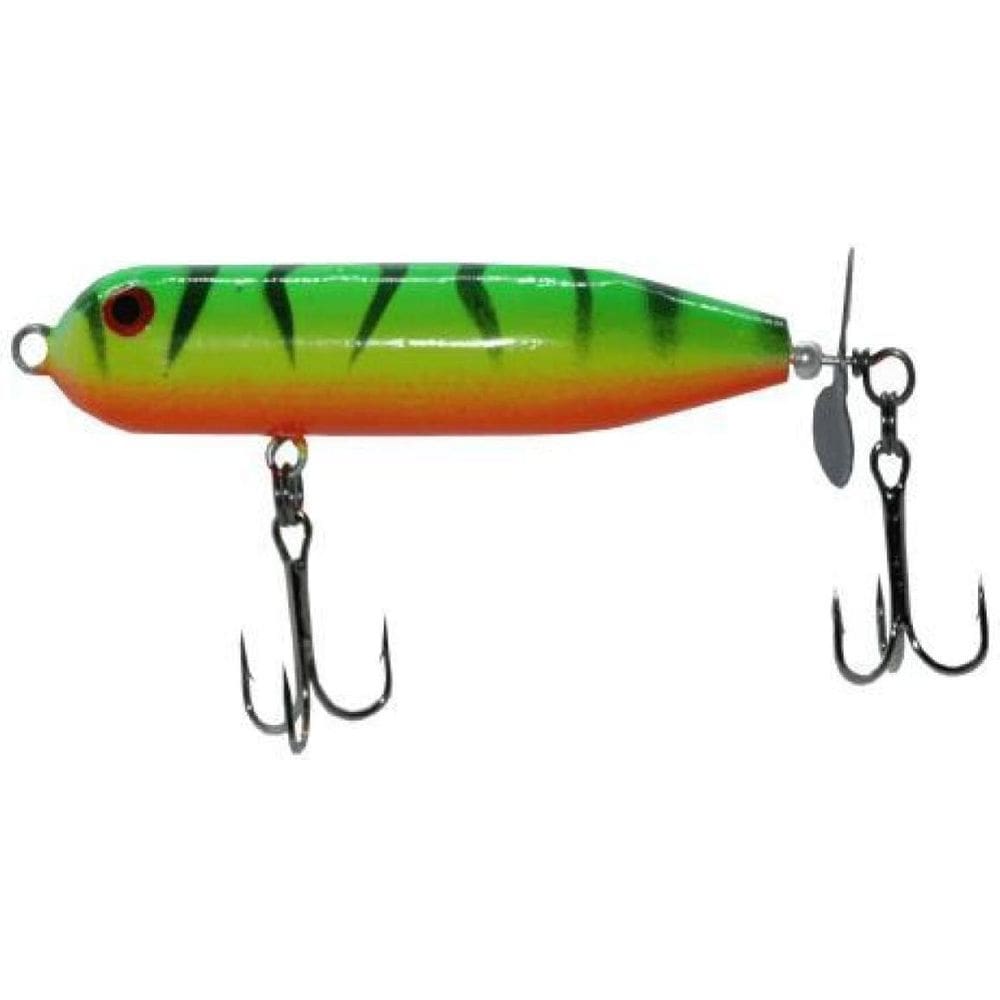 Isca Artificial Pesca Madeira 8Cm Com Helice Traira Tucunare