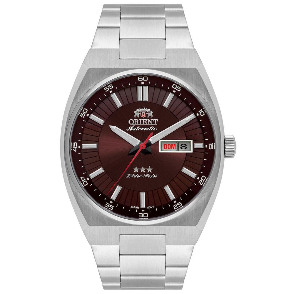Relógio Masculino Orient Automático 469Ss087F N1Sx Prata