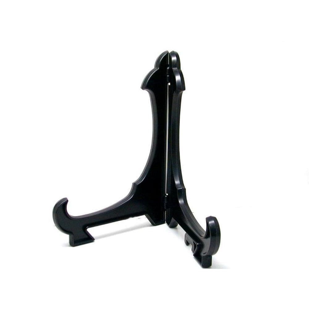 Kit Com 8 Peças Suporte Para Pratos E Azulejos Preto 12,5Cm