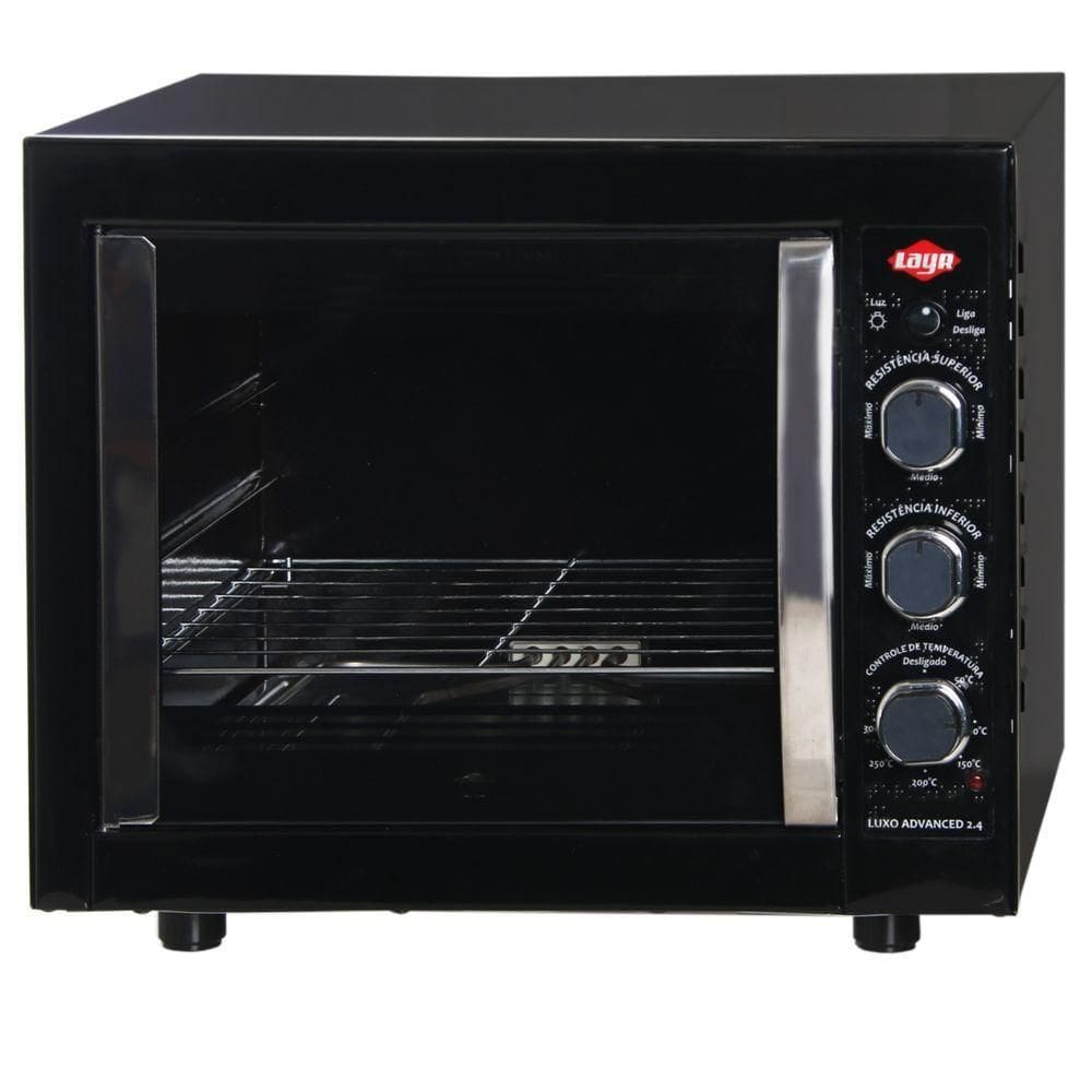 Forno 46l Layr Preto - Elétrico - Super Luxo Advanced - 220v