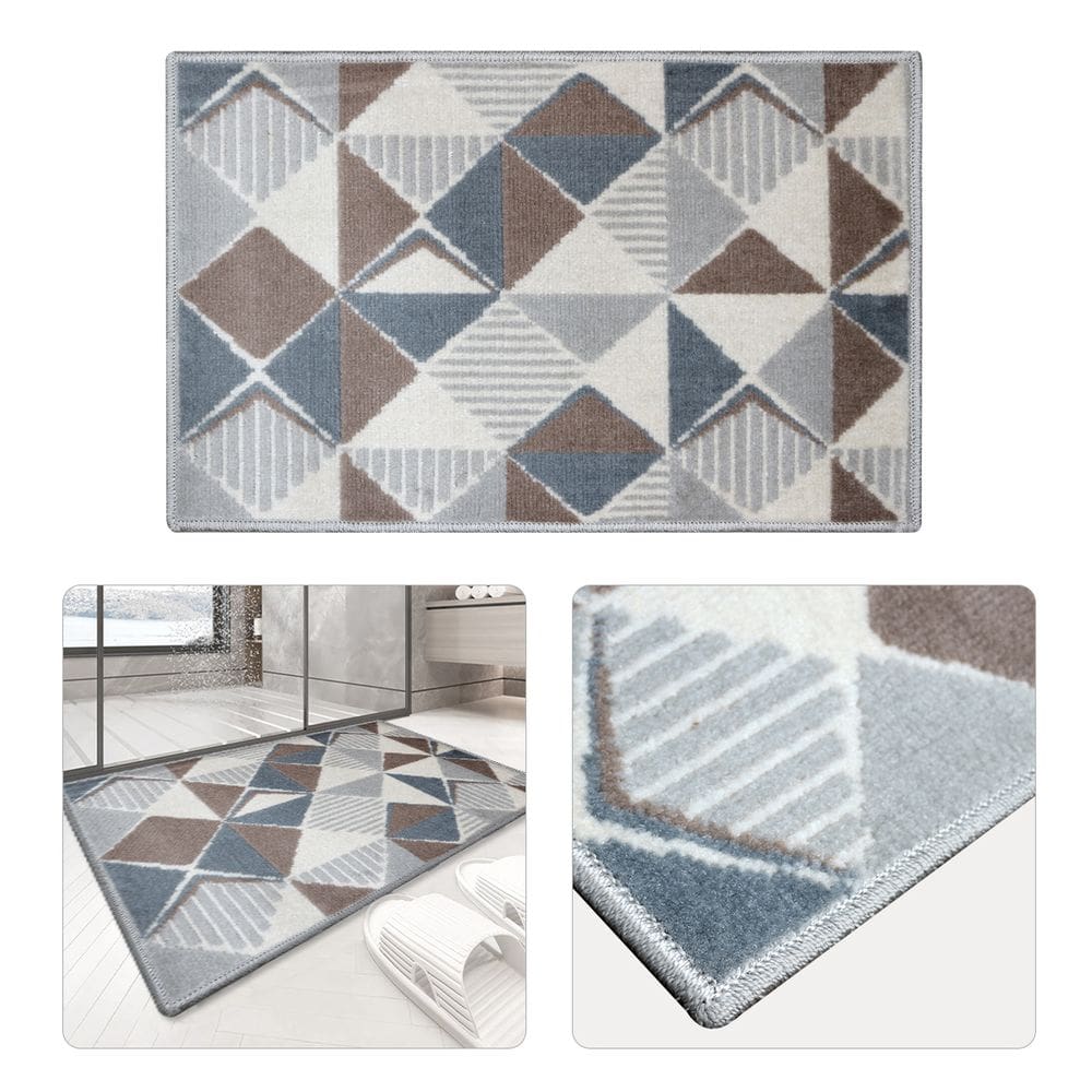 1 Tapete Banheiro Grande Antimofo Soft Macio Js Rm51cz 50X80