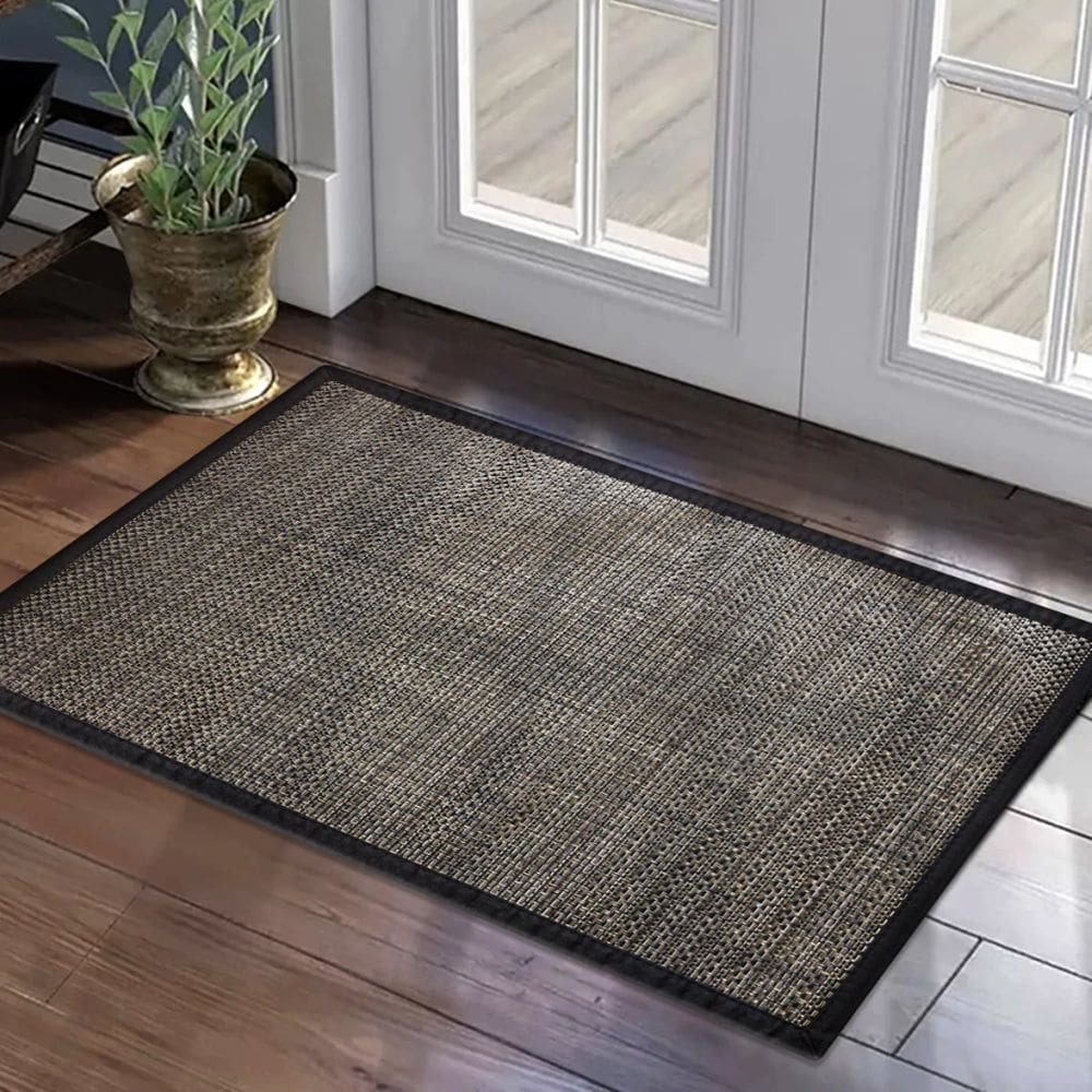 1 Tapete Capacho Antiderrapante Limpa Fácil Mod M9 45x65