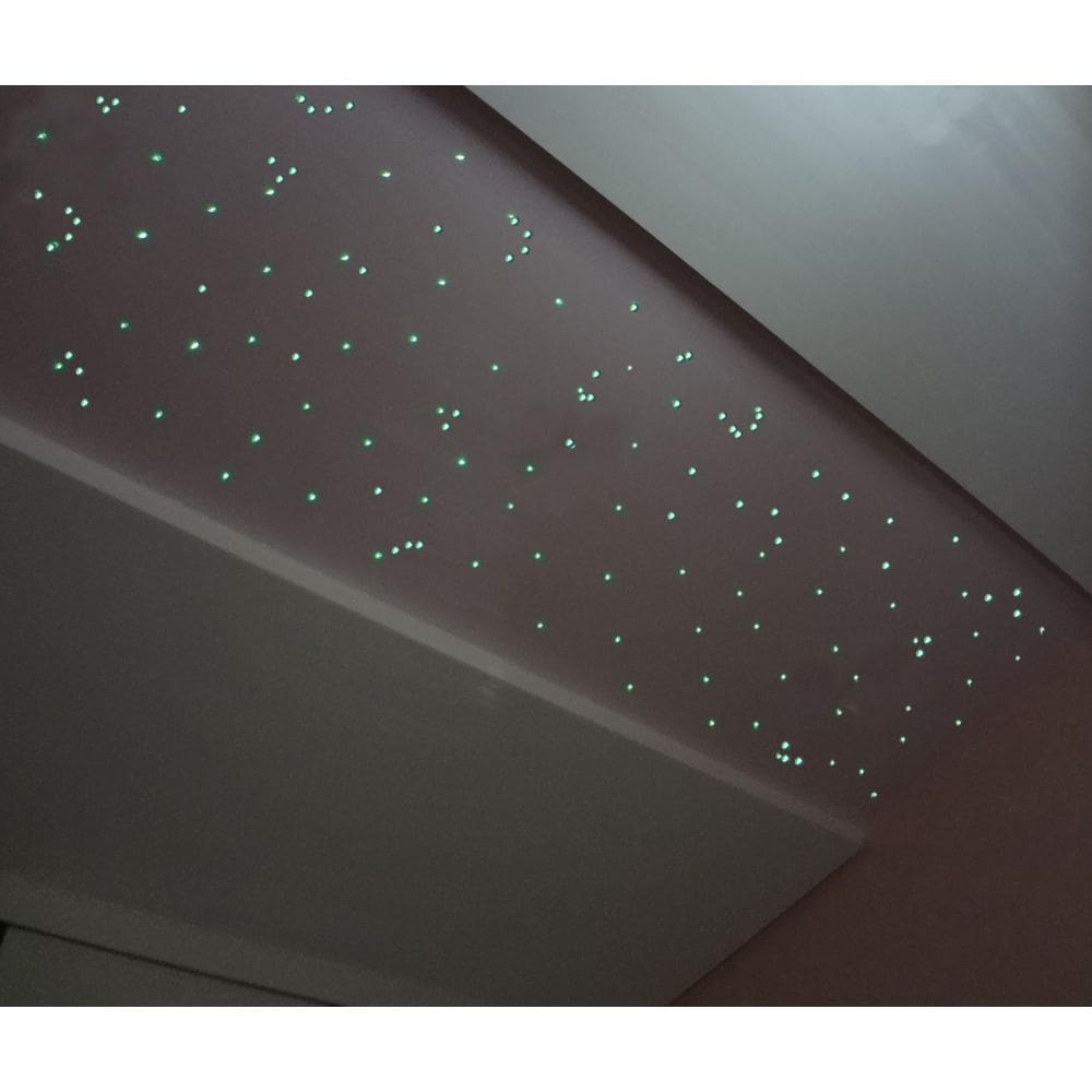 Kit Noite Estrelada Fibra Ótica Efeito Estrelado 300 Cor Rgb