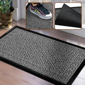 1 Tapete Porta Capacho Grego Luxo Antiderrapante Cz 45x75