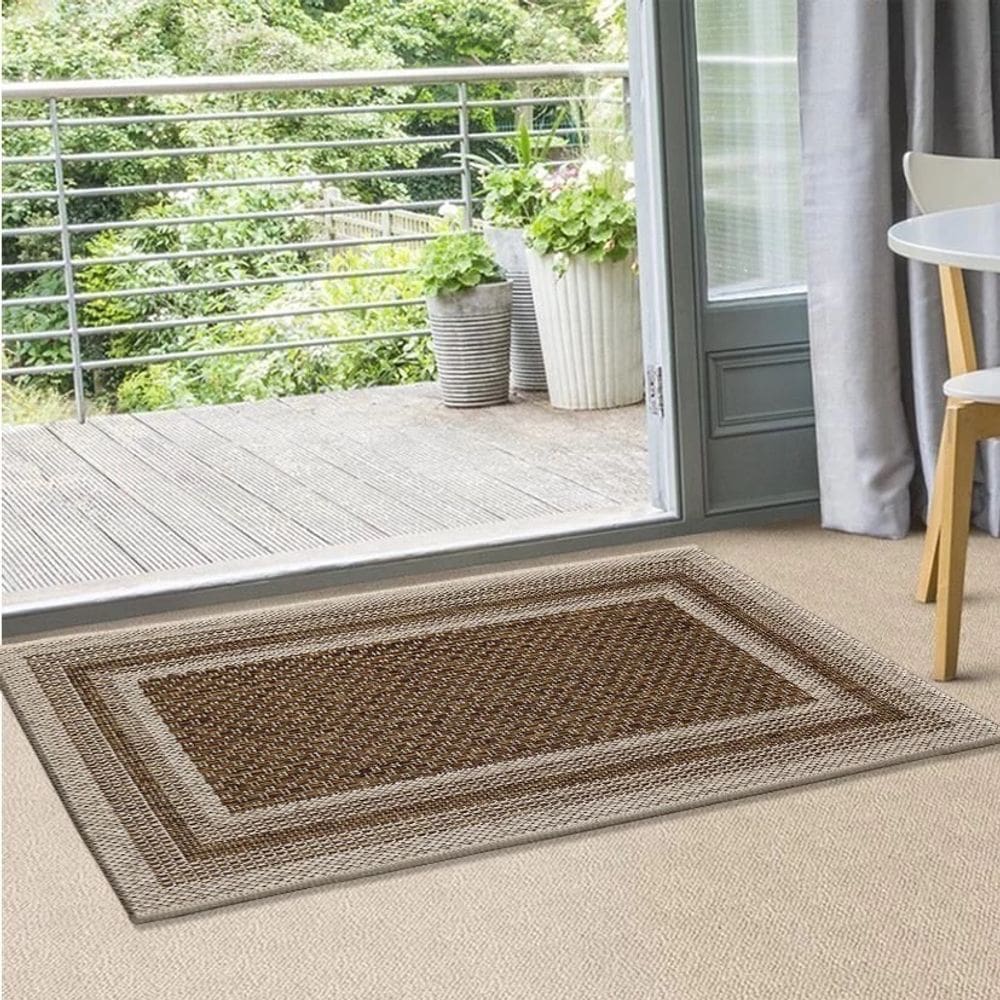 2 Tapete Sisal Luxo Antimofo Antiderrapante Js Momr 50x80