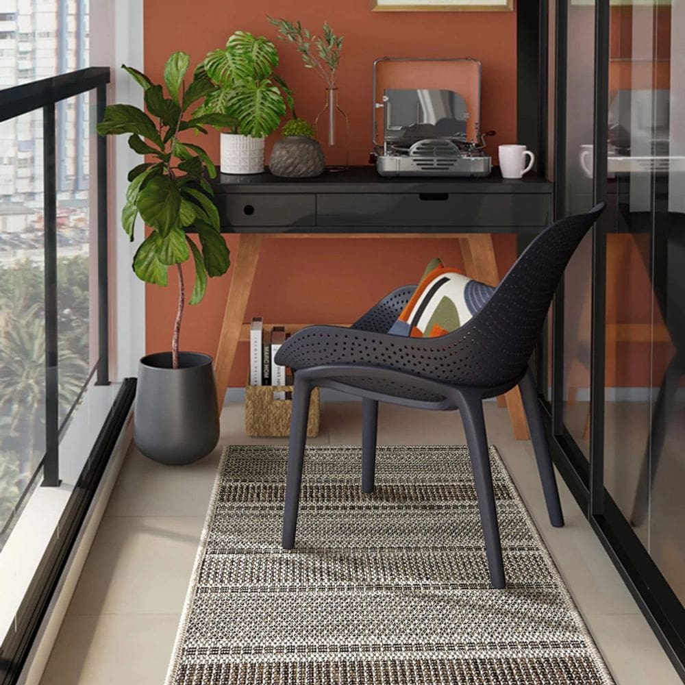 1 Tapete Sisal Luxo Antimofo Antiderrapante Js Ri87 50x80