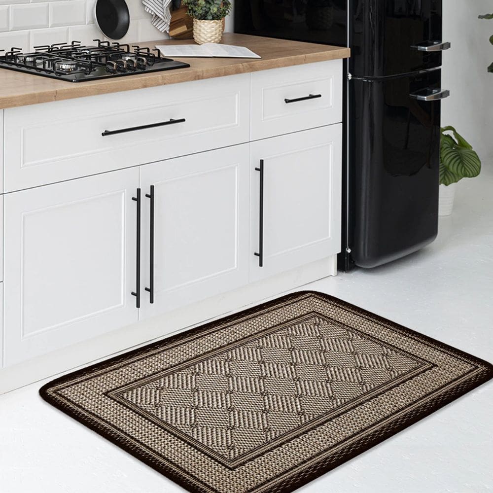 1 Tapete Super Antiderrapante Limpa Fácil Antimofo Fl7 45X67